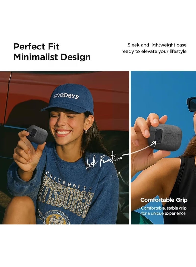 Lock Case for Apple Airpods Pro 3 (2025), Rugged Protection with Secure Lock for Airpods Pro 3 3rd Generation Cover with Cleaner Kit (Fluffy Orange, AirPods Pro 3 (2025)) - Image 5